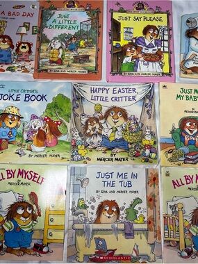 Vintage‎ Mercer Mayer Little Critter Book Lot 10 PB HC Board 80s 90s